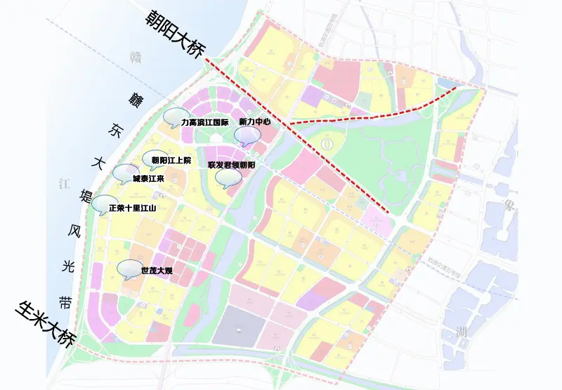 南昌朝阳新城规划示意图图片