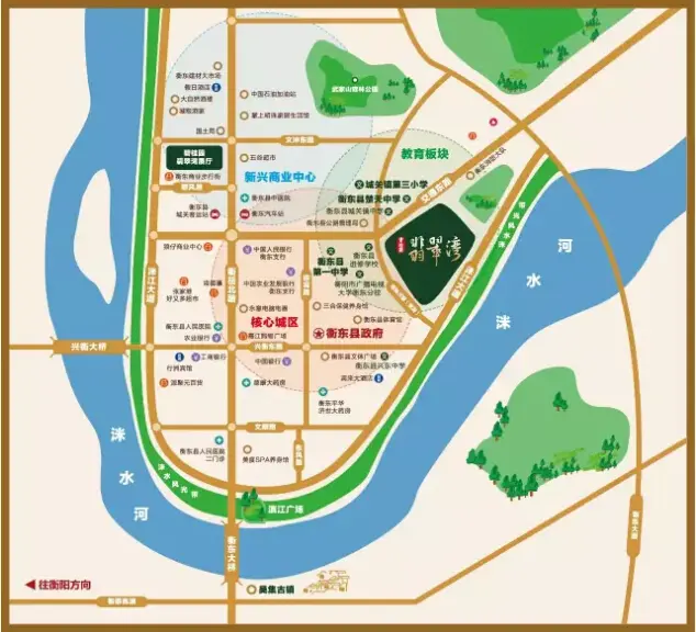 顺应新城发展方向,前瞻性选址?