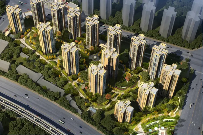 万科•理想城落子低密墅居城西,位于高新西区,规模约61万方
