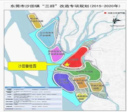 (规划图来源于东莞市沙田镇人民政府)