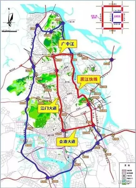 滨江快线的"脚步"近了 将串起蓬江江海新会三区