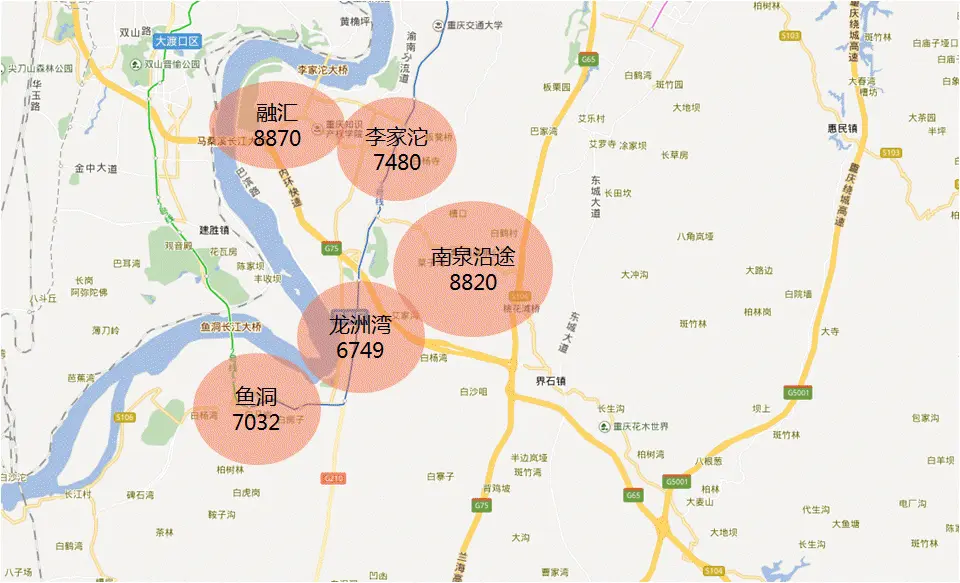 淘金重庆二手房必备地图