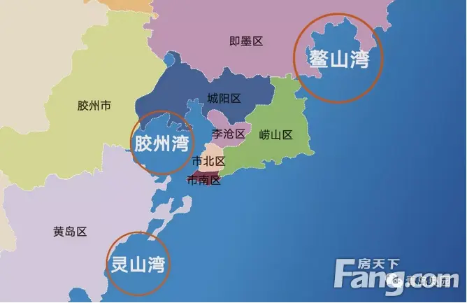 "三湾三城"大格局,鳌山湾是青岛的下一个增长新极.