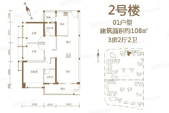 保利中央公馆户型鉴赏 即将推出108/129㎡新品-台山新房网-房天下