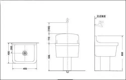 不过安装拖把池也不是瞎安装,尺寸和高度方面也是有一定讲究的,拖把池