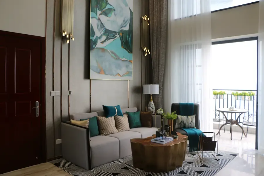 台山骏景湾豪庭7幢顶层复式08单元户型高清组图鉴赏